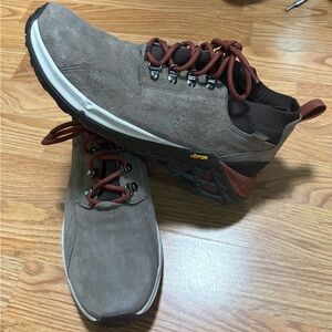 Merrell Brown and Rust Suede Sneakers